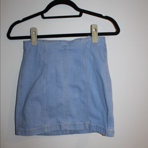 Kendall and Kylie jean skirt